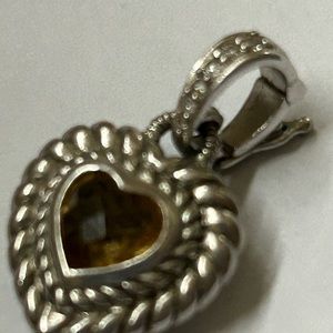 Judith Ripka  sterling 925 heart enhancer